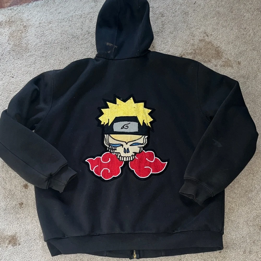Grateful Dead Naruto akatsuki Crossover Custom Hoodie - Picture 1 of 4